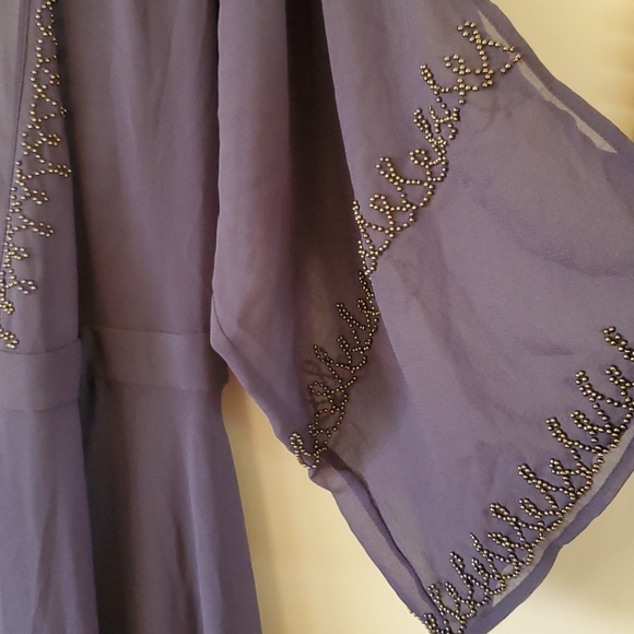 BNWT Blue TJD Dress with CoverUp - Picture 3 of 7